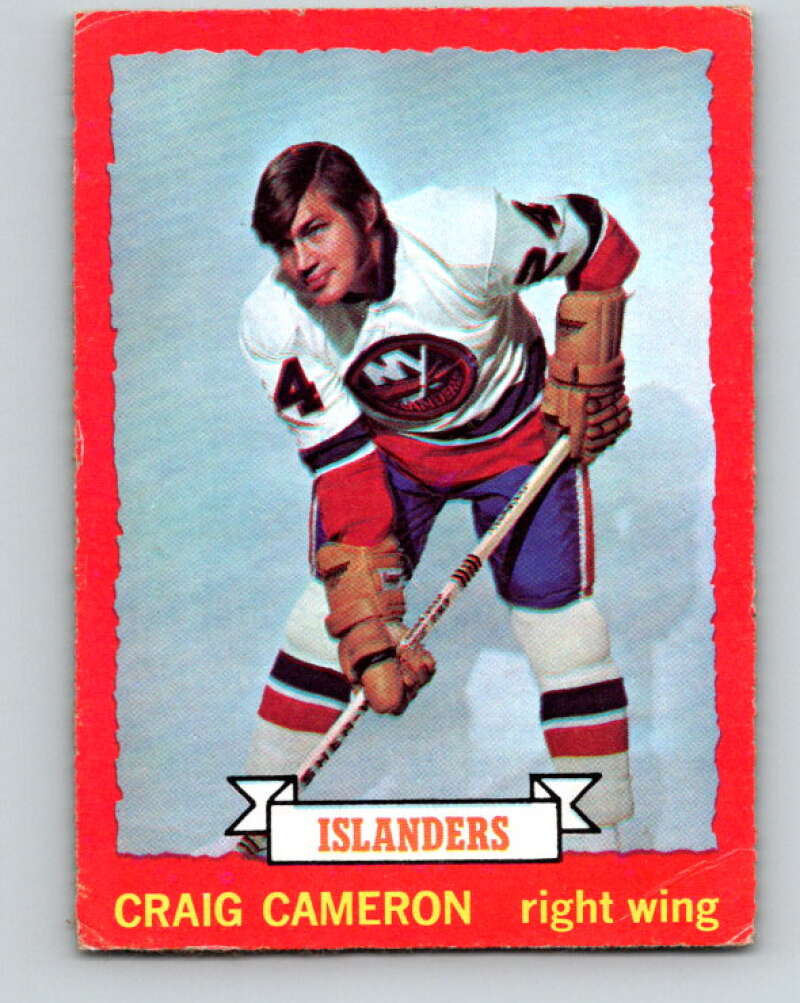1973-74 O-Pee-Chee #42 Craig Cameron New York Islanders V8091