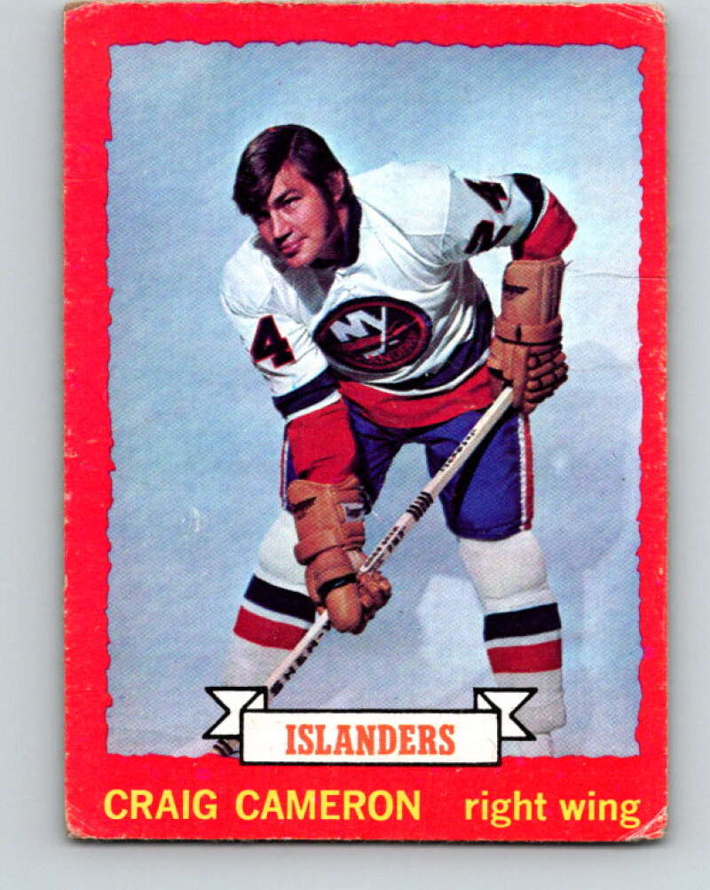 1973-74 O-Pee-Chee #42 Craig Cameron New York Islanders V8092