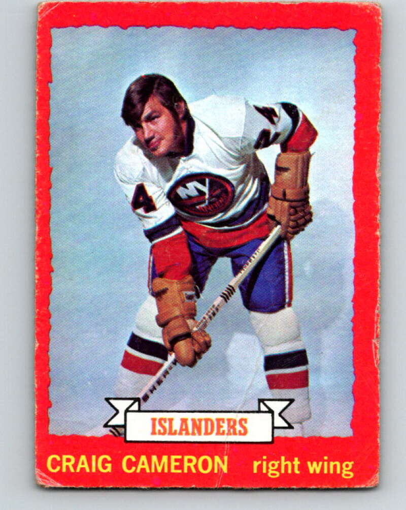 1973-74 O-Pee-Chee #42 Craig Cameron New York Islanders V8093