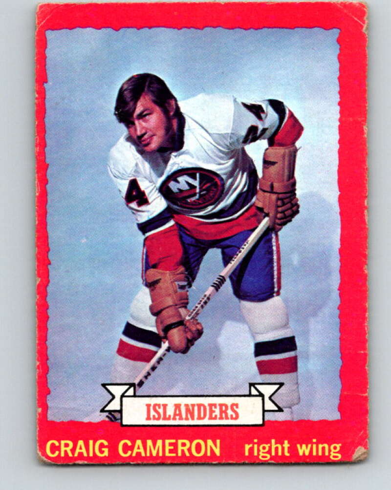1973-74 O-Pee-Chee #42 Craig Cameron New York Islanders V8094