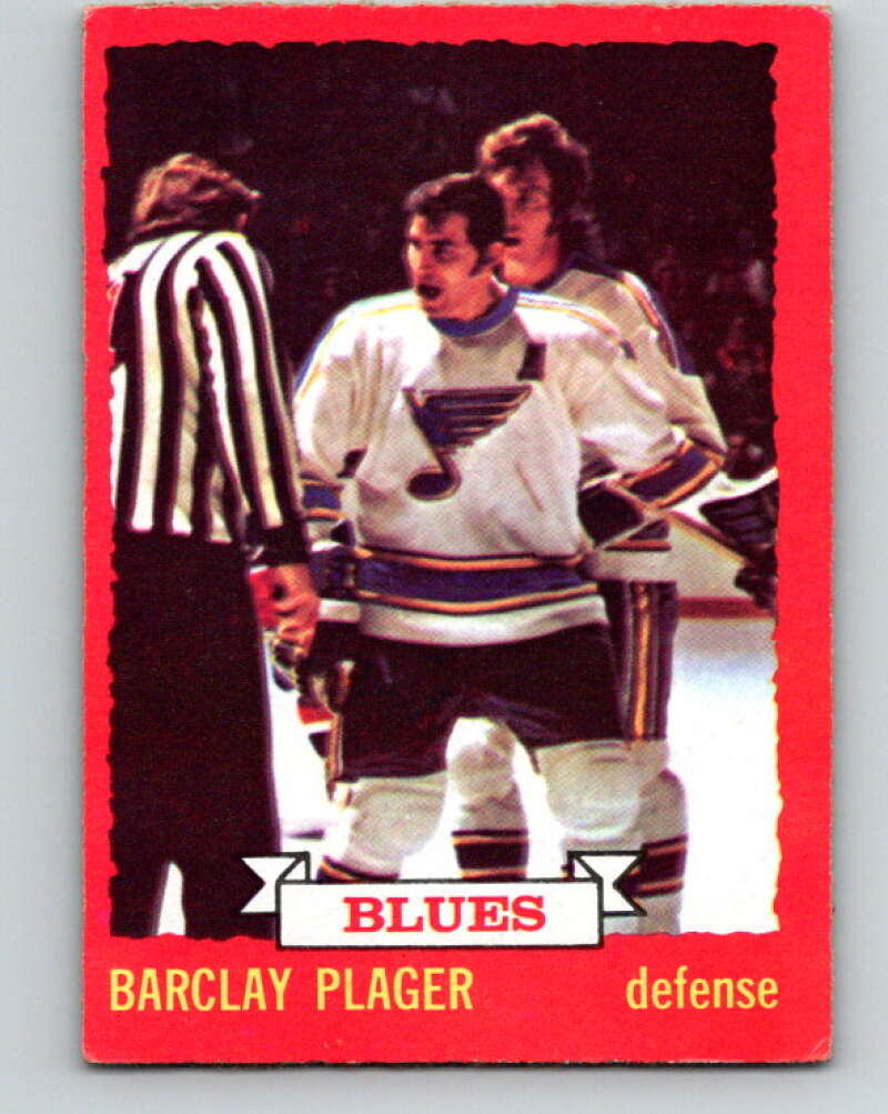 1973-74 O-Pee-Chee #47 Barclay Plager St. Louis Blues V8112