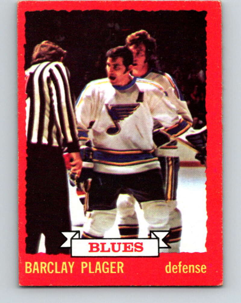 1973-74 O-Pee-Chee #47 Barclay Plager St. Louis Blues V8114