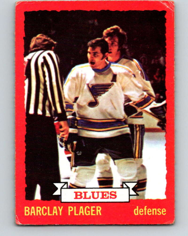 1973-74 O-Pee-Chee #47 Barclay Plager St. Louis Blues V8115