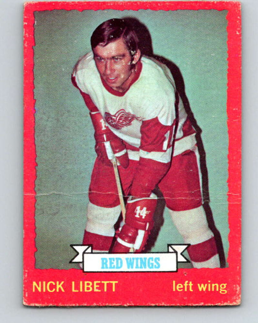 1973-74 O-Pee-Chee #49 Nick Libett  Detroit Red Wings  V8122