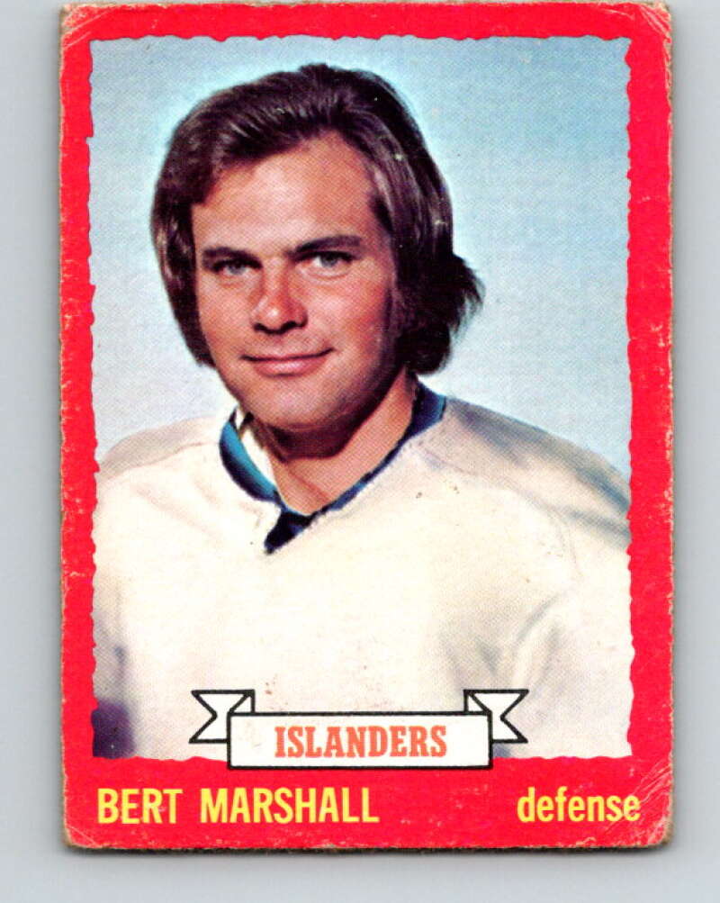 1973-74 O-Pee-Chee #51 Bert Marshall New York Islanders V8131