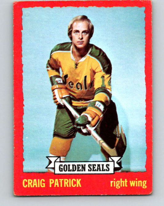1973-74 O-Pee-Chee #52 Craig Patrick  California Golden Seals  V8134