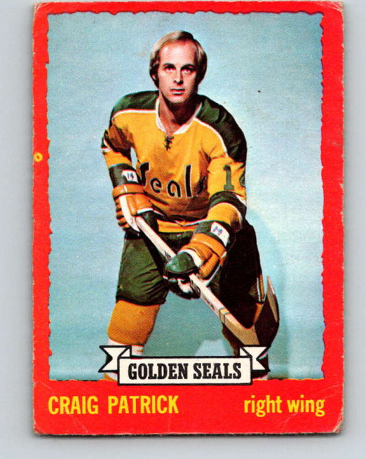 1973-74 O-Pee-Chee #52 Craig Patrick  California Golden Seals  V8135