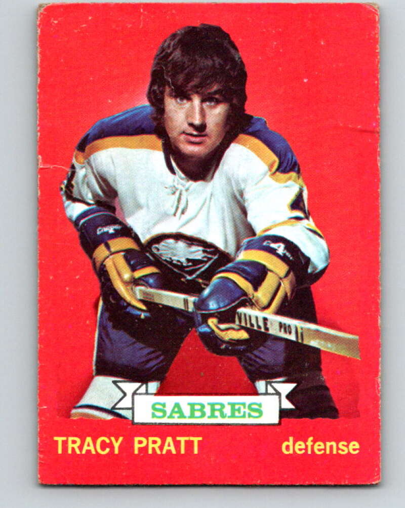 1973-74 O-Pee-Chee #54 Tracy Pratt Buffalo Sabres V8141