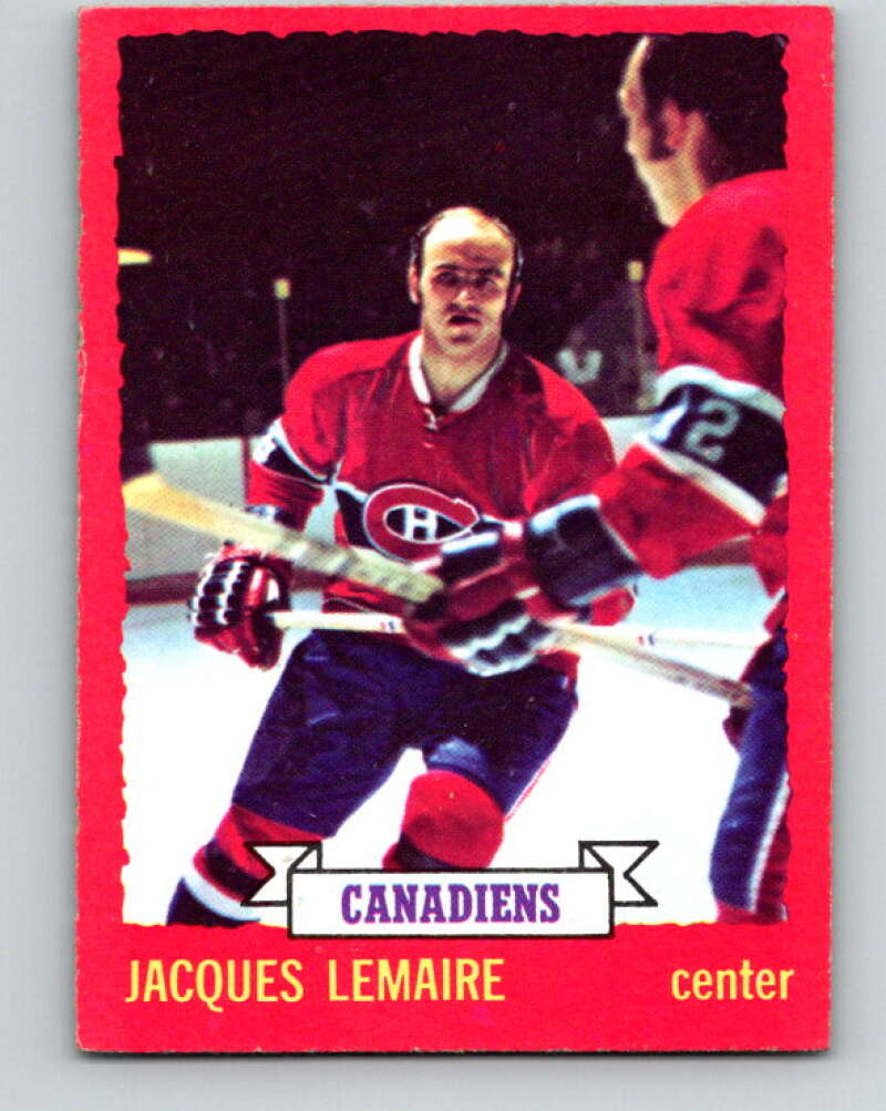 1973-74 O-Pee-Chee #56 Jacques Lemaire Montreal Canadiens V8150