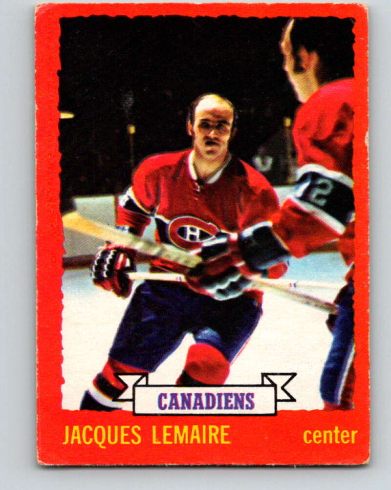1973-74 O-Pee-Chee #56 Jacques Lemaire Montreal Canadiens V8151