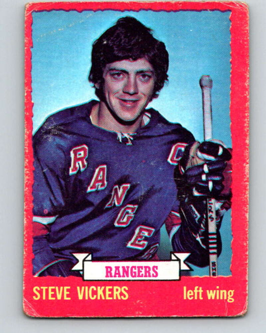 1973-74 O-Pee-Chee #57 Steve Vickers  New York Rangers  V8154