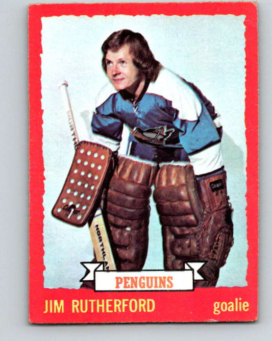 1973-74 O-Pee-Chee #59 Jim Rutherford  Pittsburgh Penguins  V8160