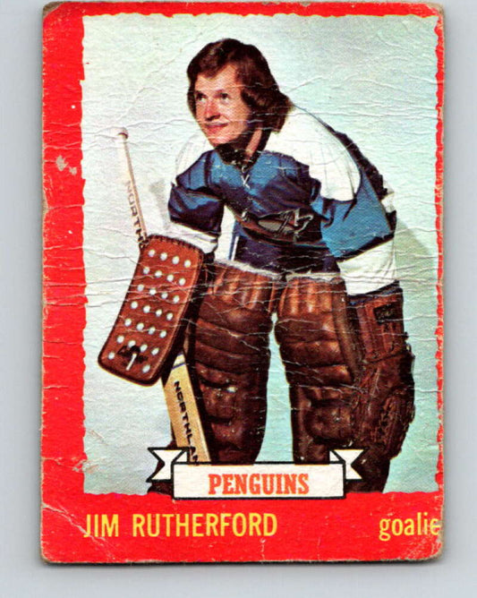 1973-74 O-Pee-Chee #59 Jim Rutherford  Pittsburgh Penguins  V8162