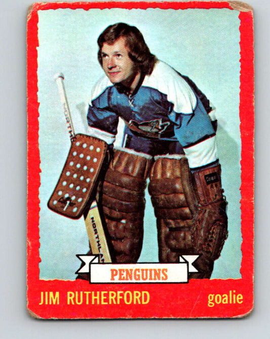 1973-74 O-Pee-Chee #59 Jim Rutherford  Pittsburgh Penguins  V8163