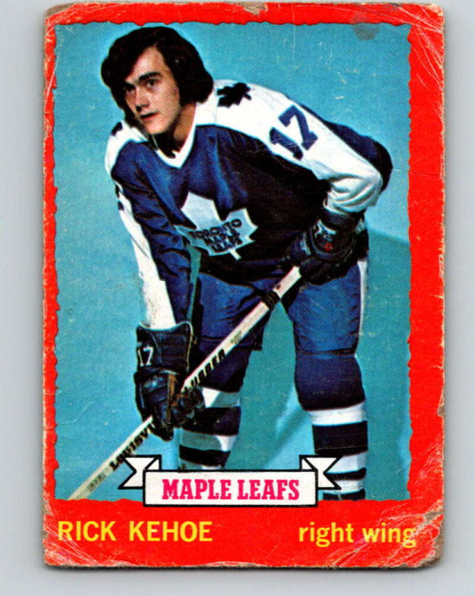 1973-74 O-Pee-Chee #60 Rick Kehoe  RC Rookie Toronto Maple Leafs  V8164