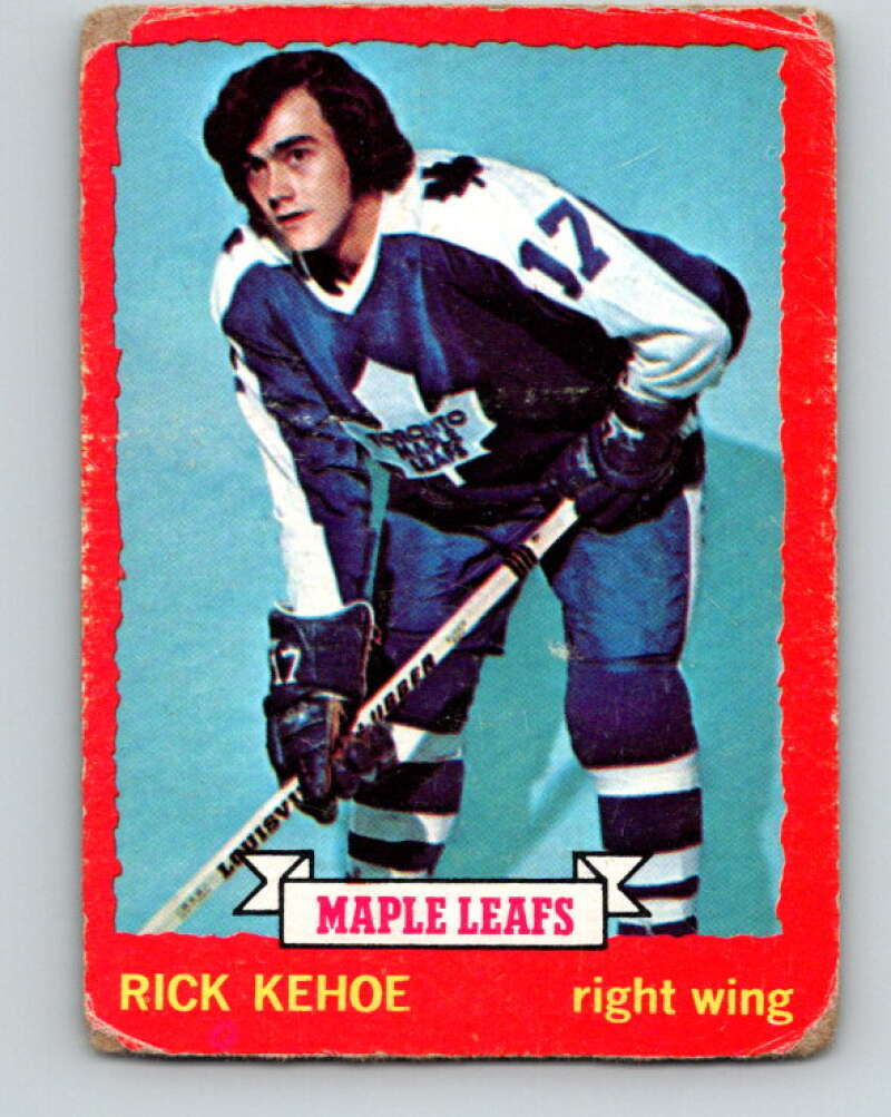 1973-74 O-Pee-Chee #60 Rick Kehoe RC Rookie Toronto Maple Leafs V8166