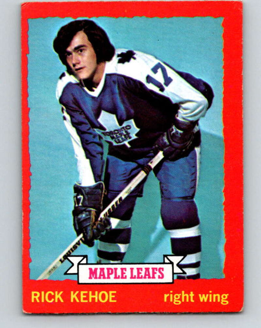 1973-74 O-Pee-Chee #60 Rick Kehoe  RC Rookie Toronto Maple Leafs  V8168
