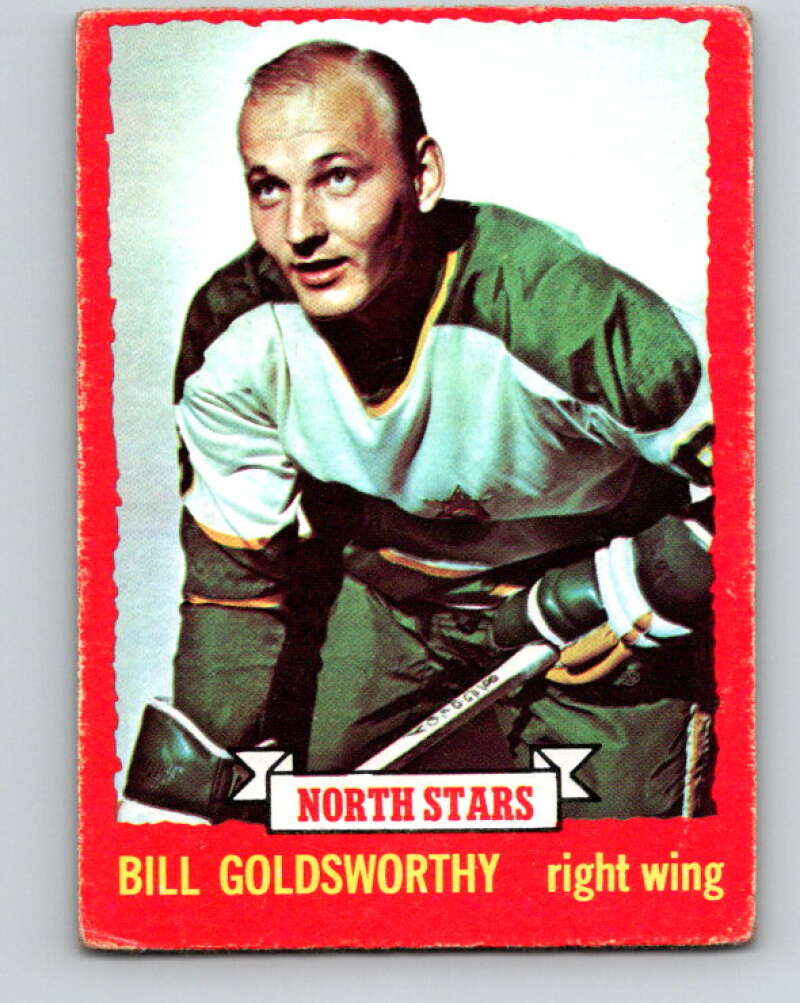 1973-74 O-Pee-Chee #62 Bill Goldsworthy Minnesota North Stars V8175