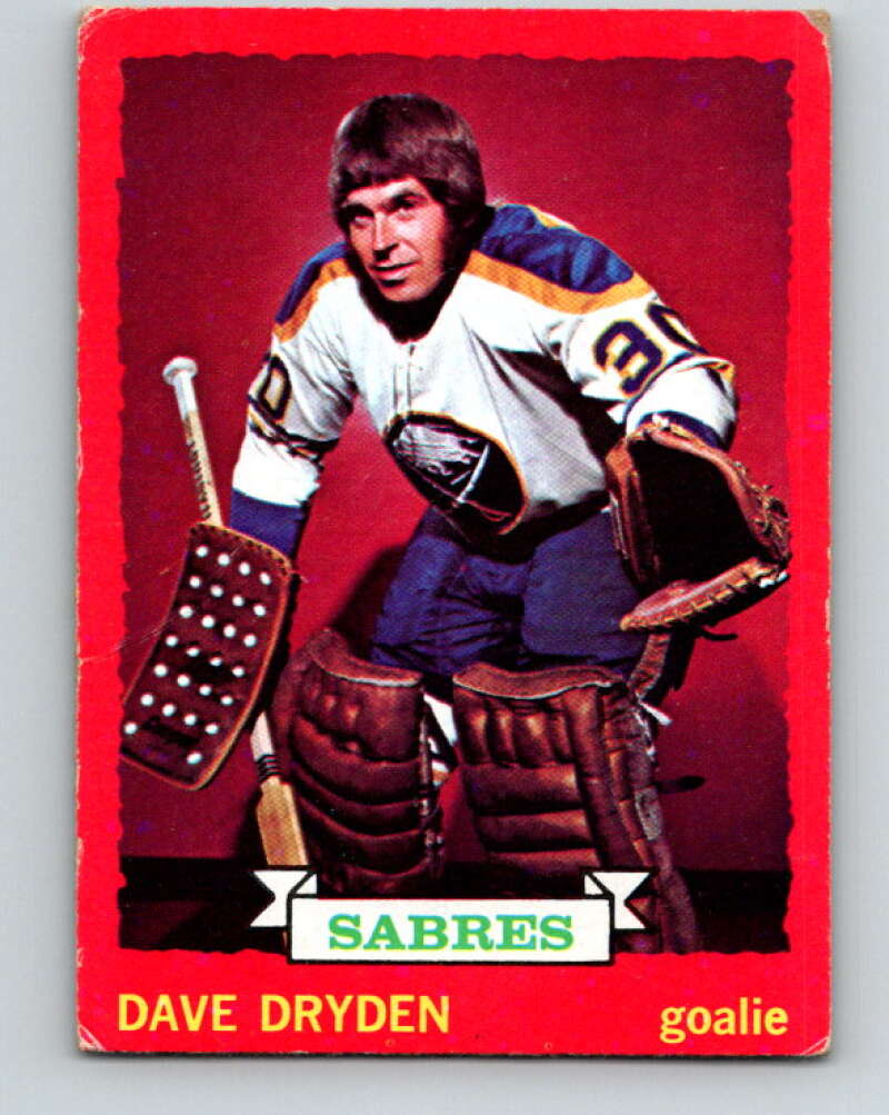 1973-74 O-Pee-Chee #63 Dave Dryden Buffalo Sabres V8178