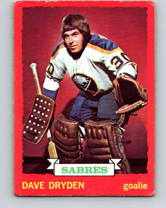 1973-74 O-Pee-Chee #63 Dave Dryden  Buffalo Sabres  V8179
