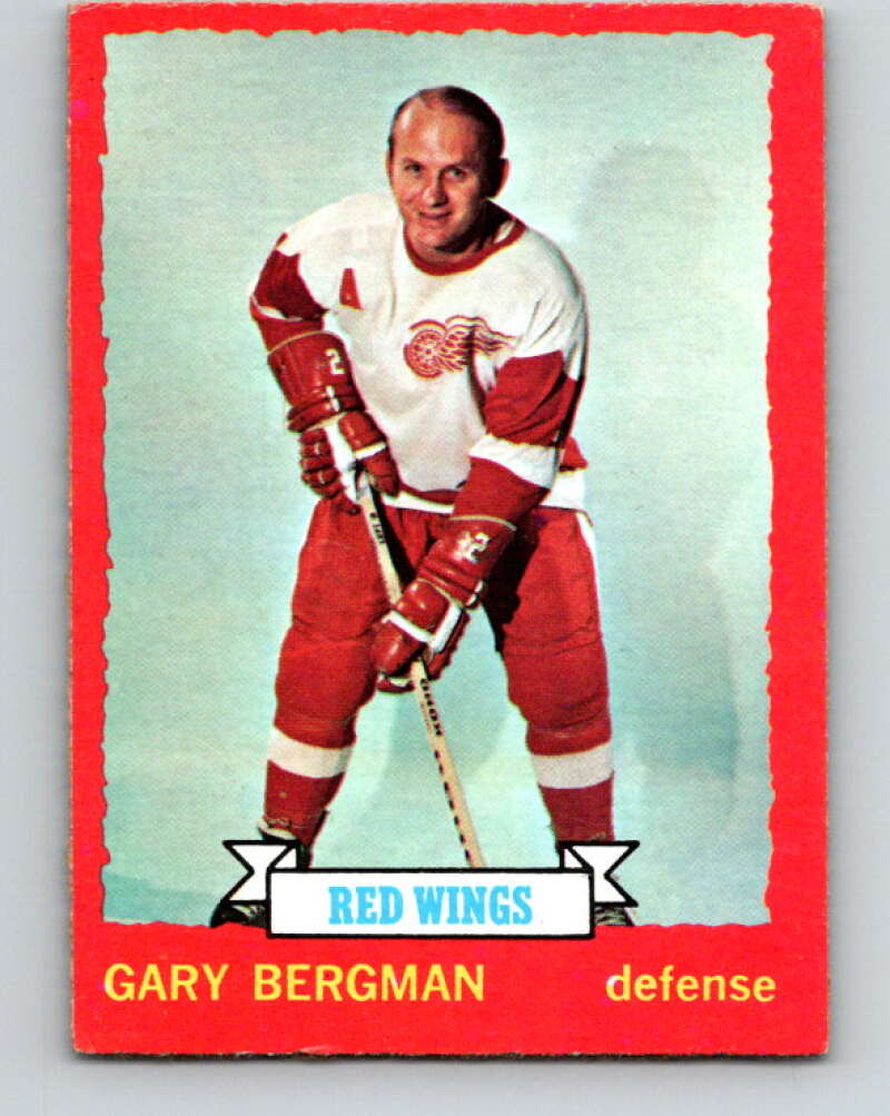 1973-74 O-Pee-Chee #65 Gary Bergman Detroit Red Wings V8189