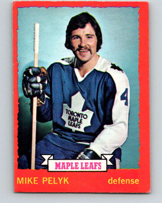 1973-74 O-Pee-Chee #71 Mike Pelyk  Toronto Maple Leafs  V8212