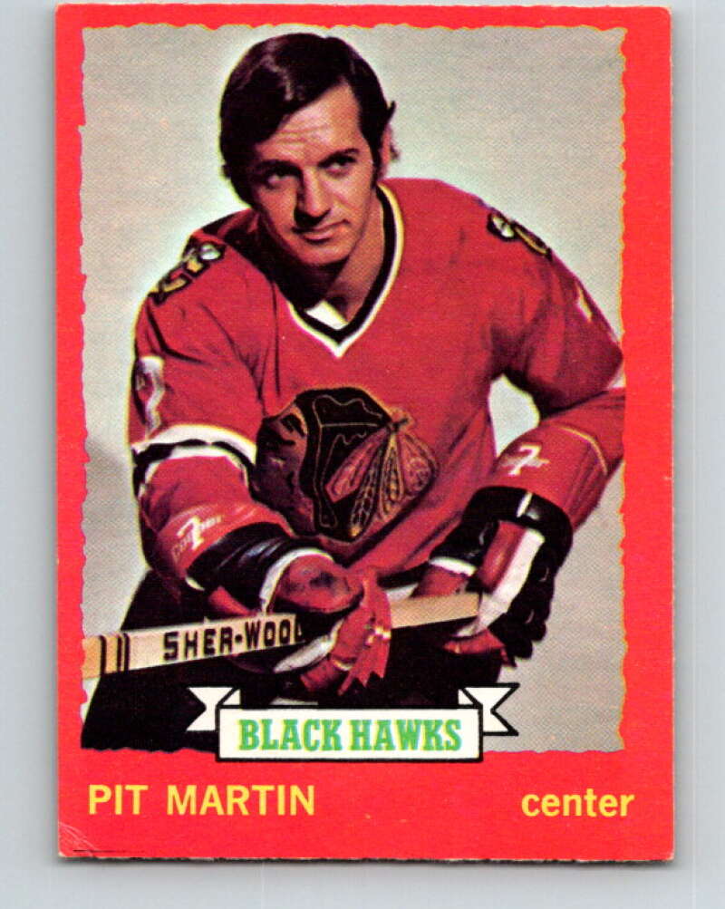 1973-74 O-Pee-Chee #73 Pit Martin Chicago Blackhawks V8222