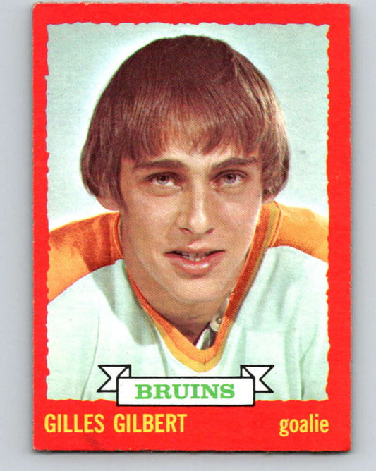 1973-74 O-Pee-Chee #74 Gilles Gilbert  RC Rookie Boston Bruins  V8226