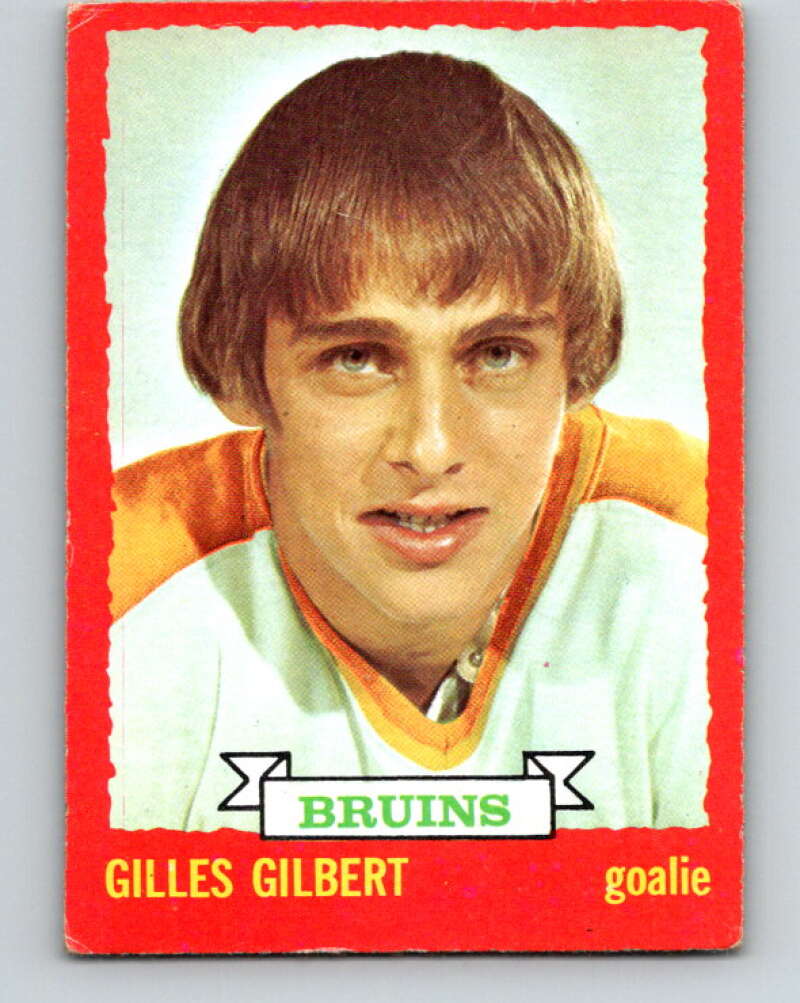 1973-74 O-Pee-Chee #74 Gilles Gilbert RC Rookie Boston Bruins V8228
