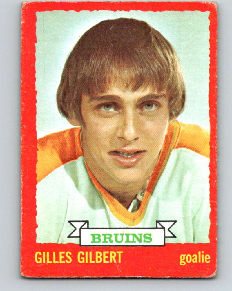 1973-74 O-Pee-Chee #74 Gilles Gilbert RC Rookie Boston Bruins V8229
