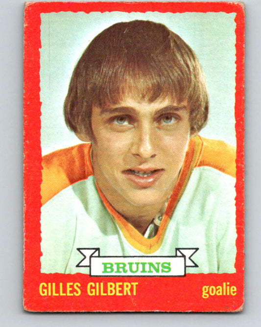 1973-74 O-Pee-Chee #74 Gilles Gilbert  RC Rookie Boston Bruins  V8229