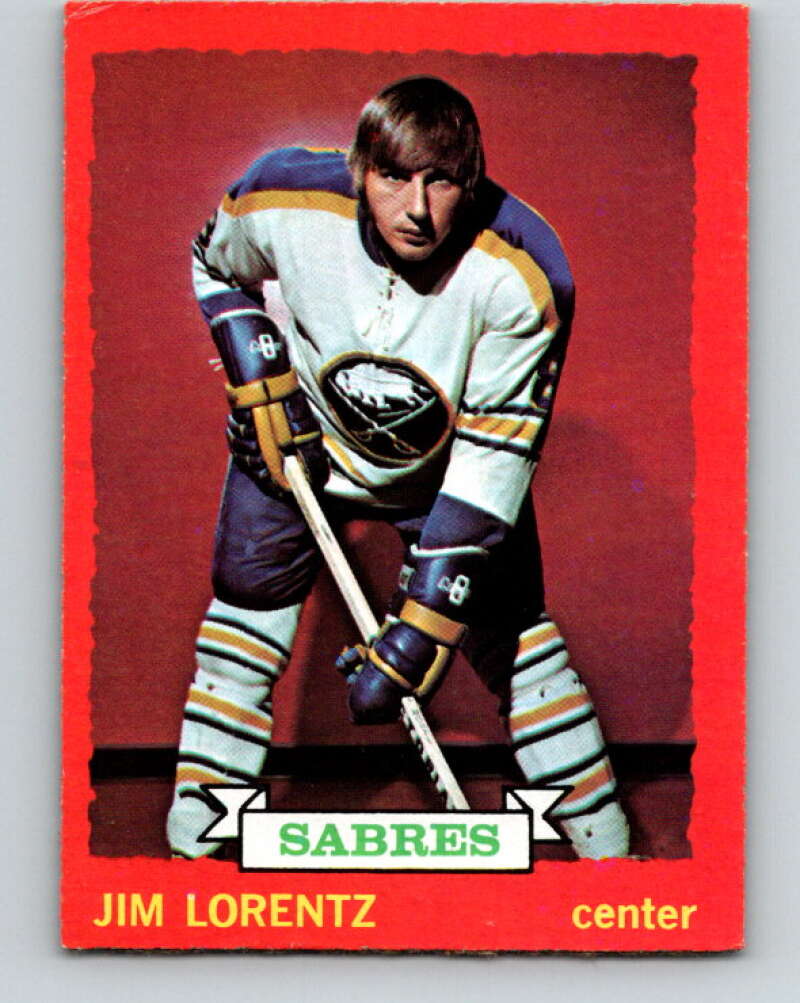 1973-74 O-Pee-Chee #75 Jim Lorentz Buffalo Sabres V8231