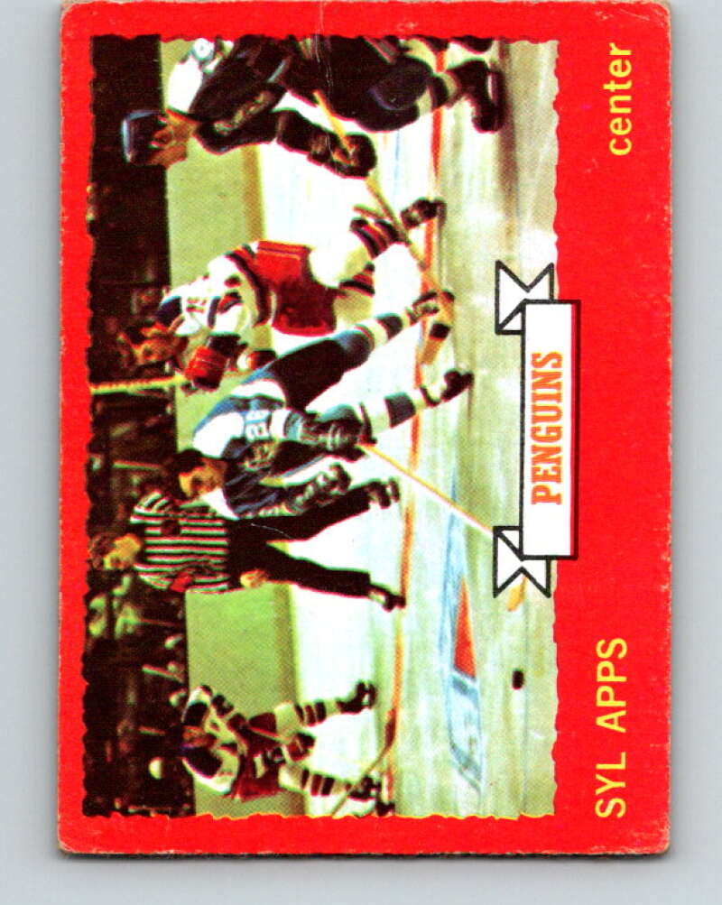 1973-74 O-Pee-Chee #76 Syl Apps Jr. Pittsburgh Penguins V8237