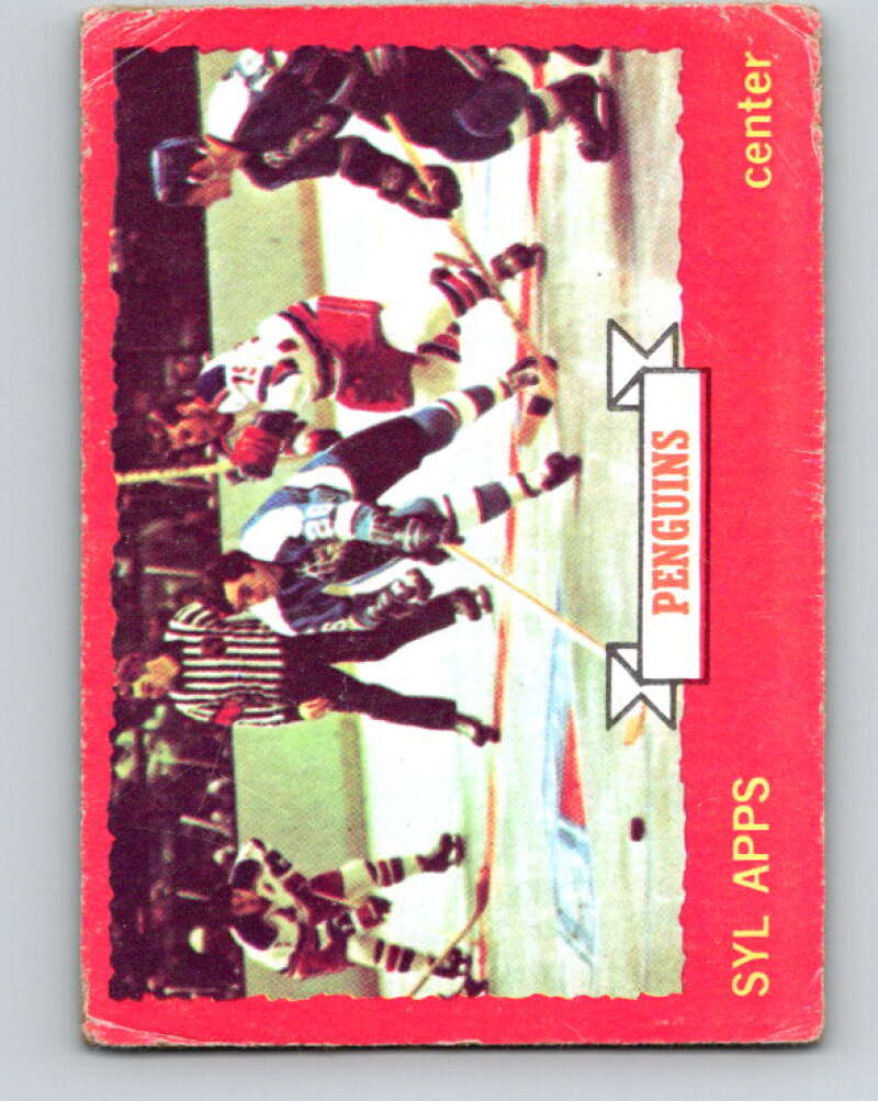 1973-74 O-Pee-Chee #76 Syl Apps Jr. Pittsburgh Penguins V8238