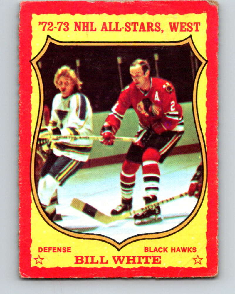 1973-74 O-Pee-Chee #78 Bill White Chicago Blackhawks V8245