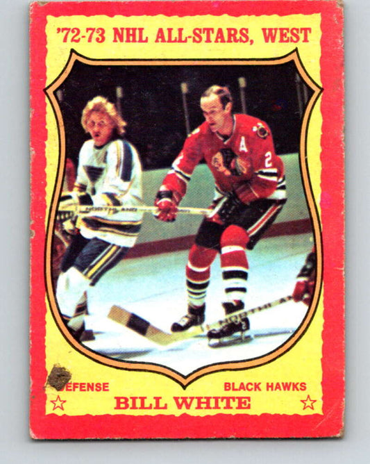 1973-74 O-Pee-Chee #78 Bill White  Chicago Blackhawks  V8247