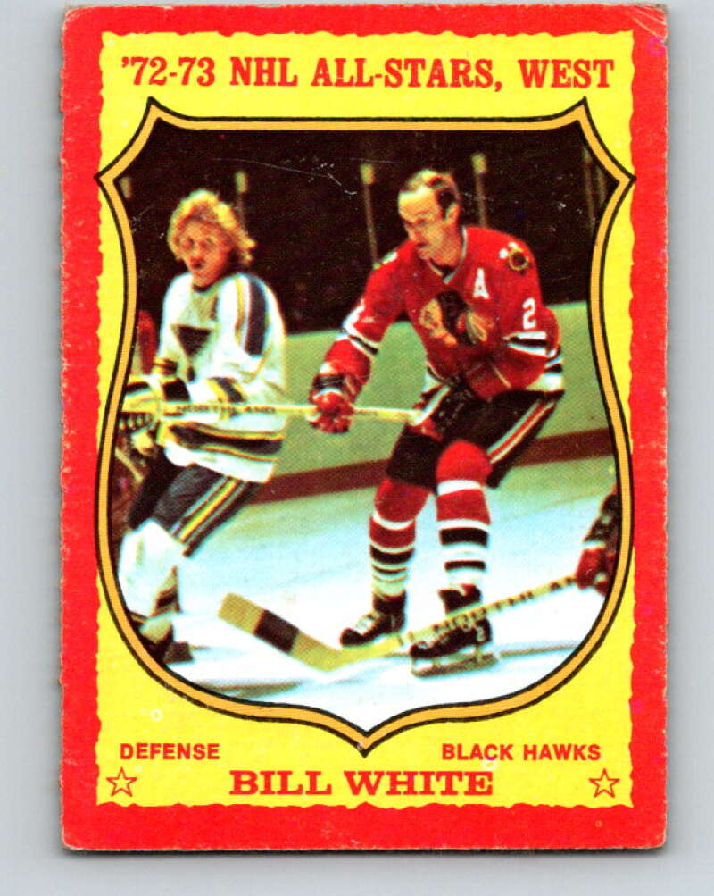 1973-74 O-Pee-Chee #78 Bill White Chicago Blackhawks V8248