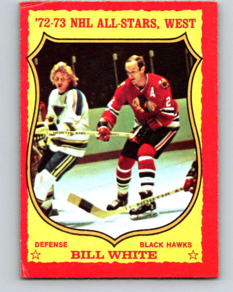 1973-74 O-Pee-Chee #78 Bill White Chicago Blackhawks V8250
