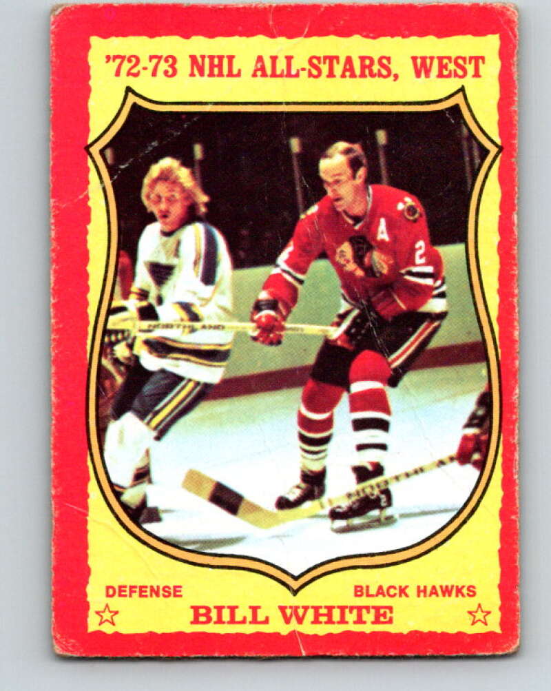 1973-74 O-Pee-Chee #78 Bill White Chicago Blackhawks V8251