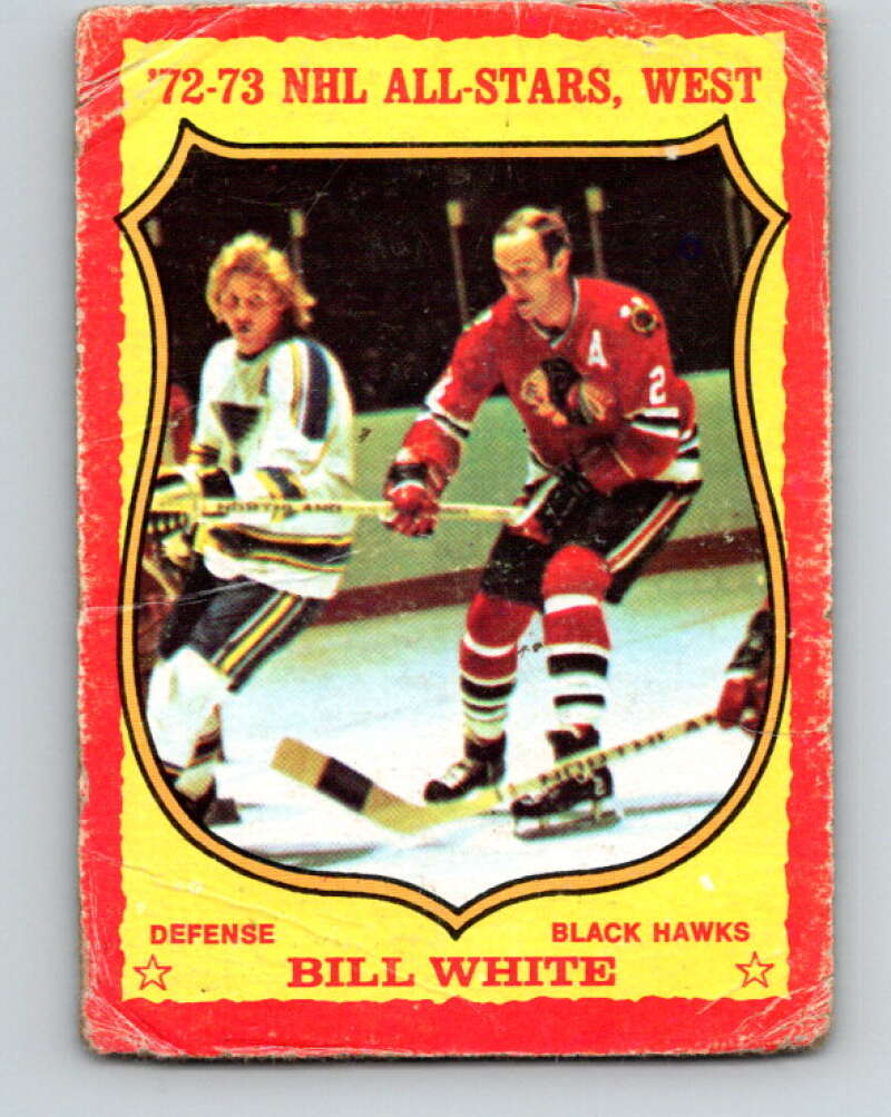1973-74 O-Pee-Chee #78 Bill White Chicago Blackhawks V8252