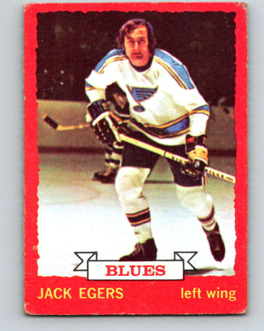 1973-74 O-Pee-Chee #79 Jack Egers  St. Louis Blues  V8253
