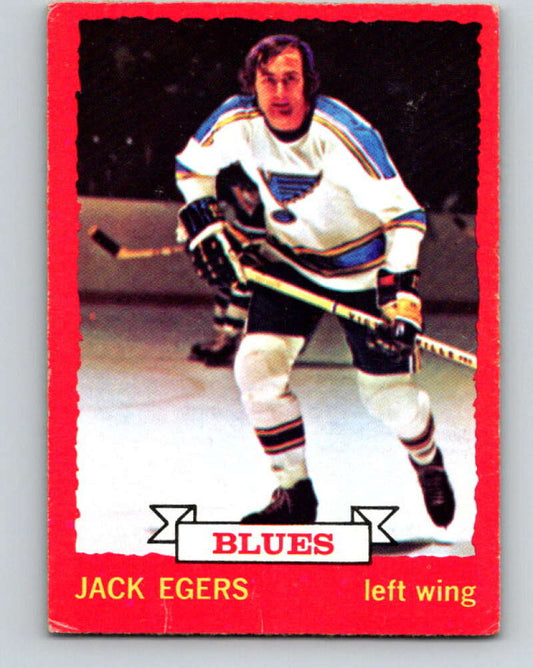 1973-74 O-Pee-Chee #79 Jack Egers  St. Louis Blues  V8254