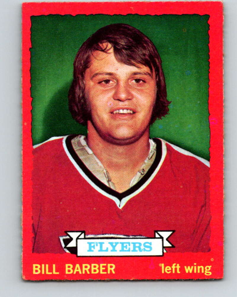 1973-74 O-Pee-Chee #81 Bill Barber RC Rookie Philadelphia Flyers V8260
