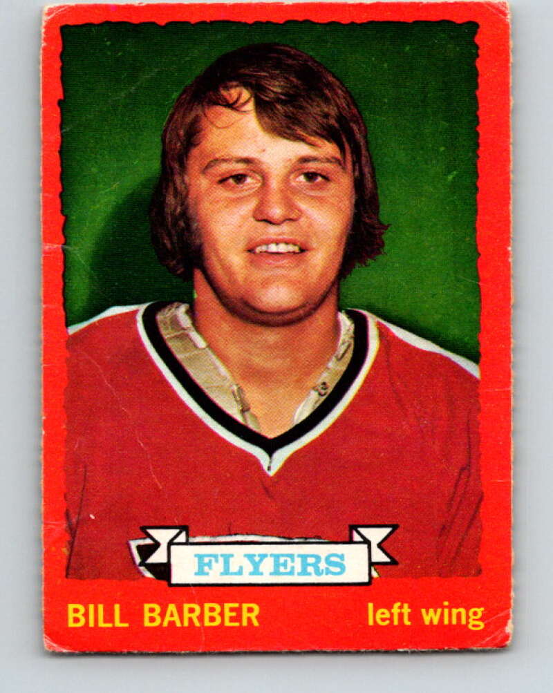 1973-74 O-Pee-Chee #81 Bill Barber RC Rookie Philadelphia Flyers V8261
