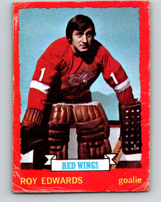 1973-74 O-Pee-Chee #82 Roy Edwards  Detroit Red Wings  V8264