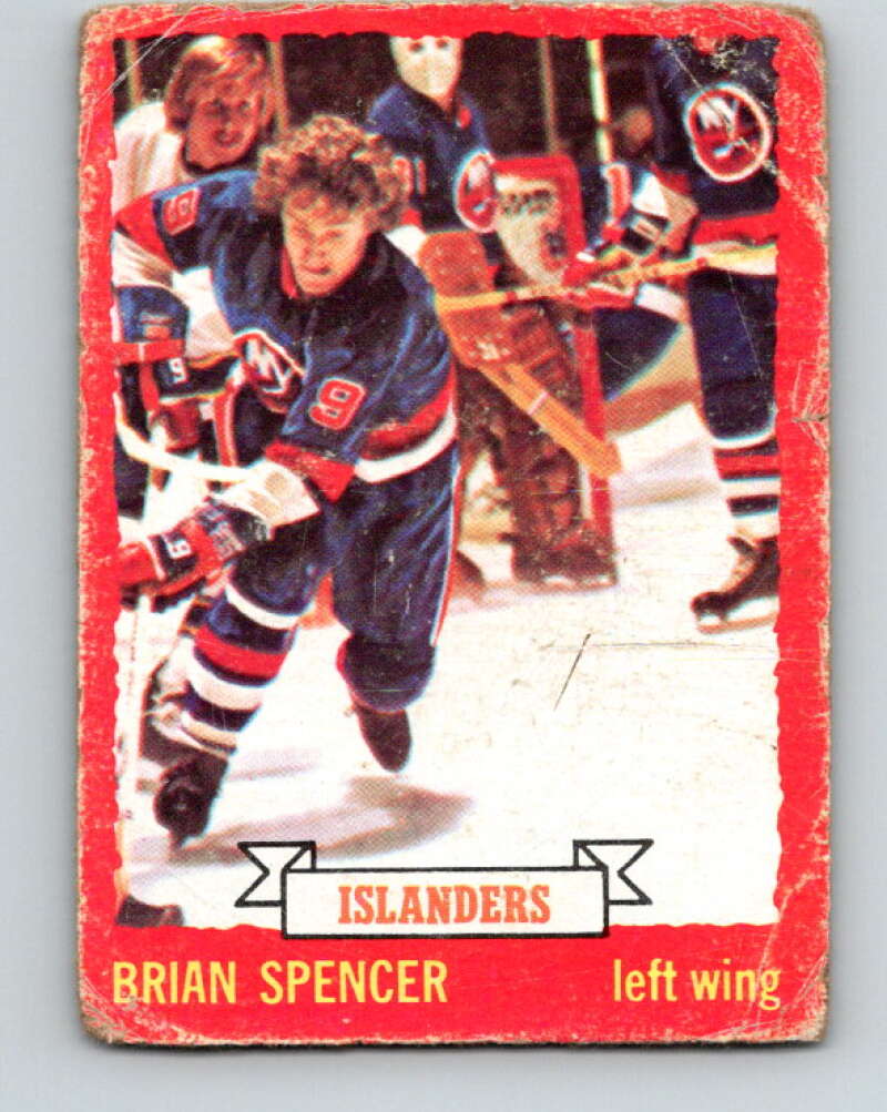 1973-74 O-Pee-Chee #83 Brian Spencer New York Islanders V8266