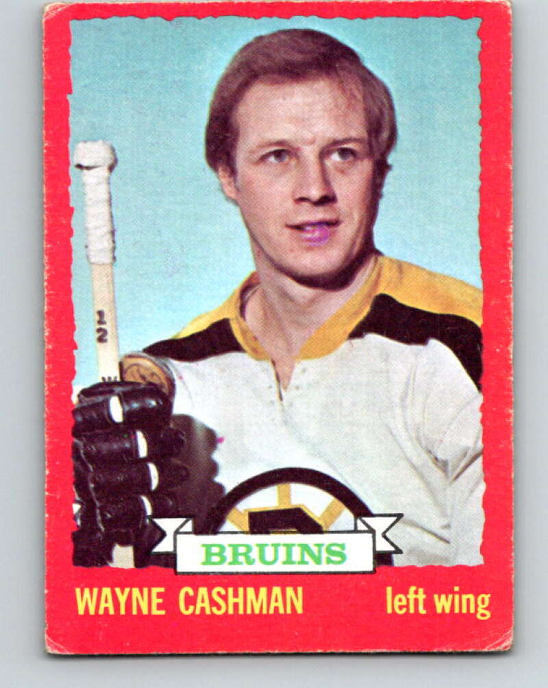 1973-74 O-Pee-Chee #85 Wayne Cashman Boston Bruins V8279