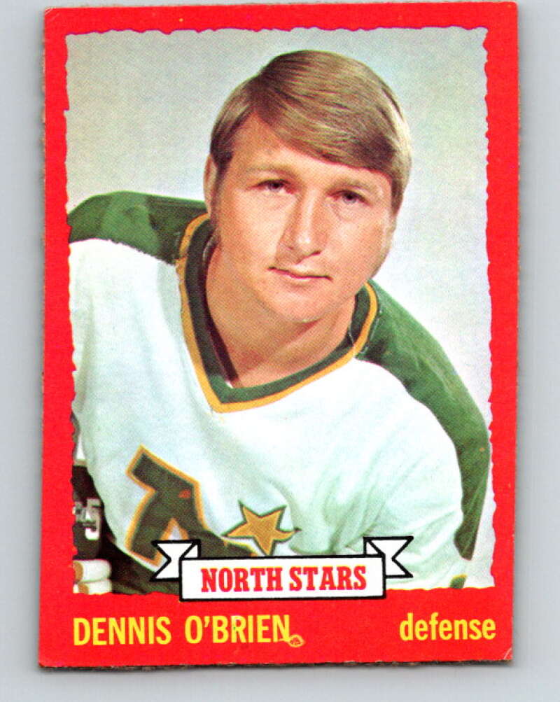 1973-74 O-Pee-Chee #88 Dennis O'Brien RC Rookie Minnesota North Stars V8292