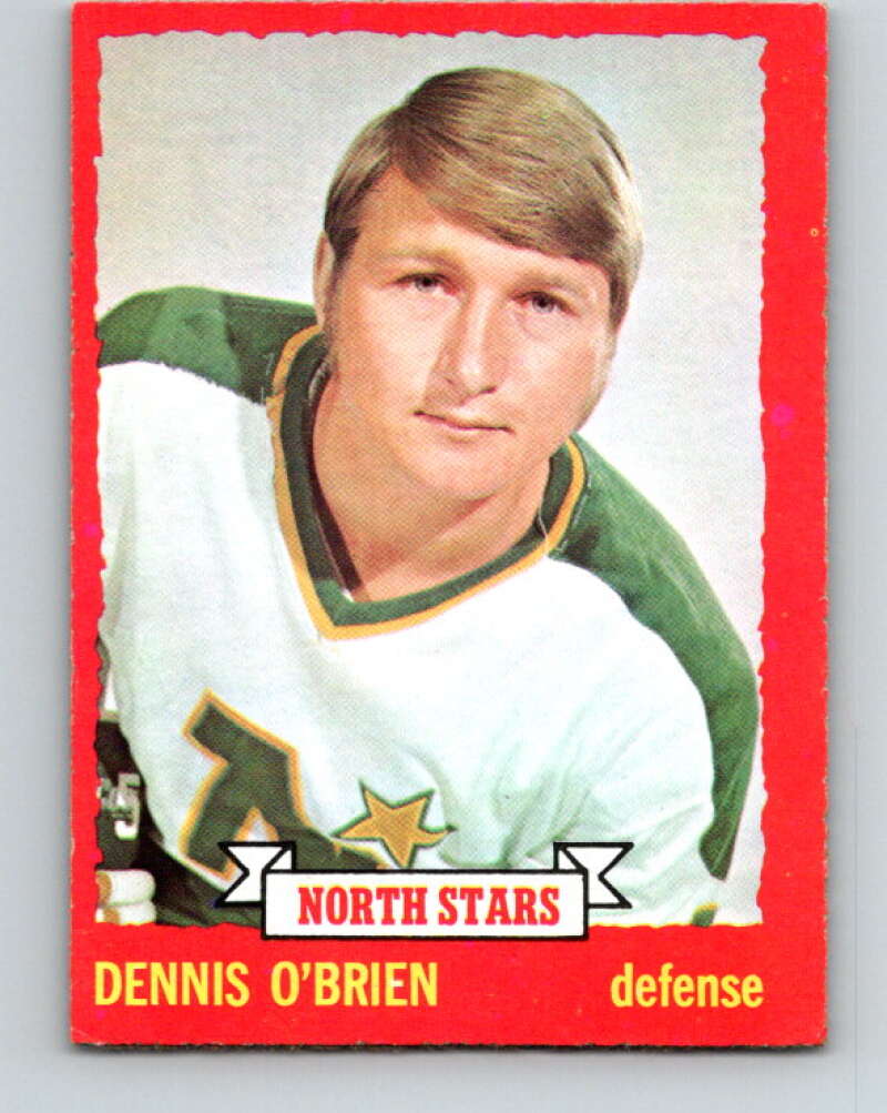 1973-74 O-Pee-Chee #88 Dennis O'Brien RC Rookie Minnesota North Stars V8293