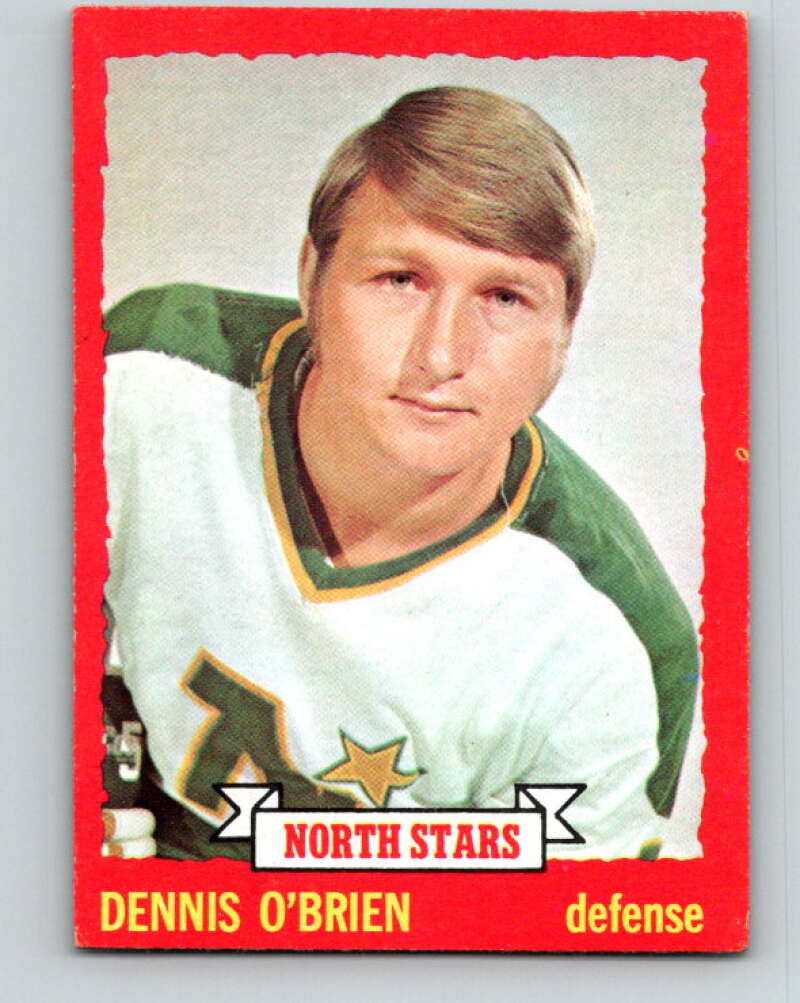 1973-74 O-Pee-Chee #88 Dennis O'Brien RC Rookie Minnesota North Stars V8294